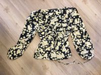 Boohoo Bluse raffung S 36 Blumen gelb Puffärmel wie neu Nordfriesland - Mönkebüll Vorschau