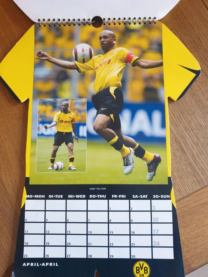 Borussia Dortmund Trikot Kalender 2005 in Werne