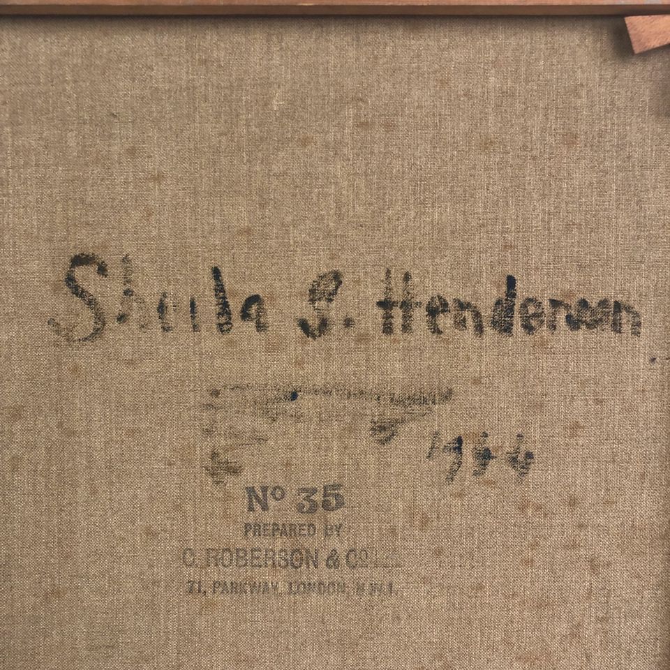 Gemälde von Sheila S. Henderson 1944 Öl / Leinwand in Hamburg