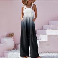 Neu Sommer Jumpsuit Overall Einteiler schwarz weiß xxl 44 Latzhos Saarland - Spiesen-Elversberg Vorschau