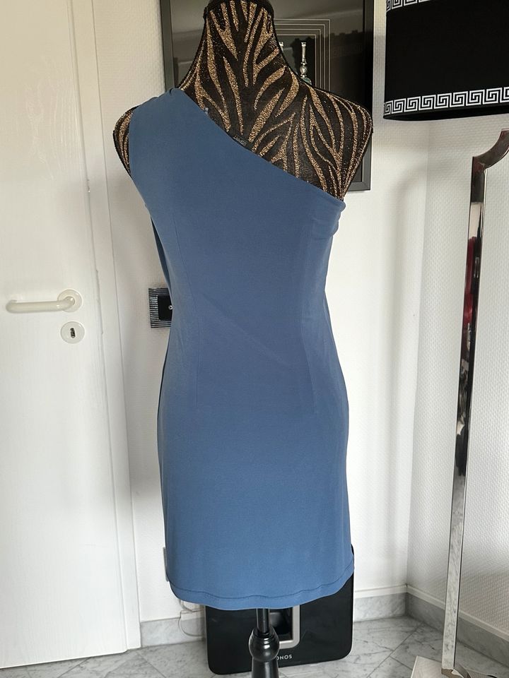 Esprit sexy blaues One-Shoulder Kleid  in Größe XS in Falkensee