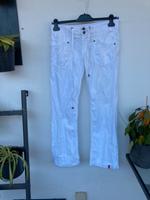 Edc by Esprit coole weiße Hose 50% Leinen in Größe S Bayern - Marxheim Vorschau