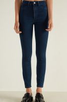 Tezenis Push-up-Jeggings mit hohem Bund, Gr. M, Dark Blue, neu Sachsen-Anhalt - Halle Vorschau