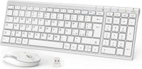 iClever Tastatur Maus Set Kabellos (Argento e Bianco) Hessen - Körle Vorschau