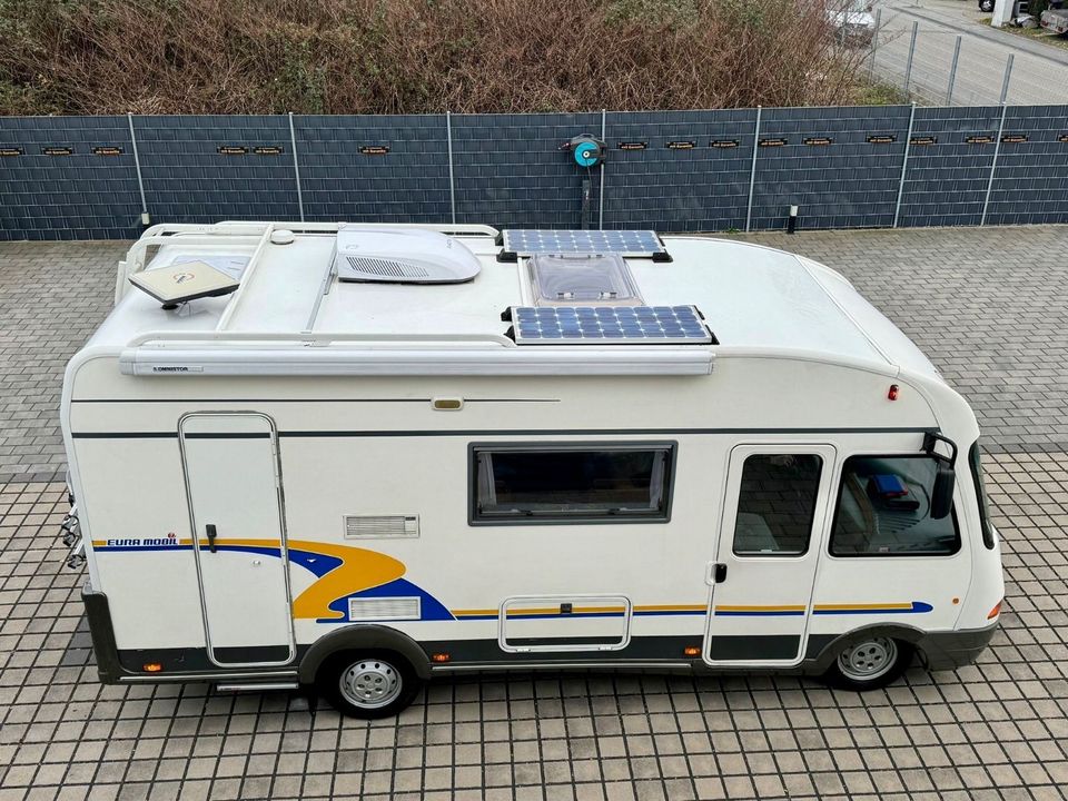 Eura Mobil 635 LS/Klima/TV/Solar/AHK/Dachklima/Doppelboden in Mannheim