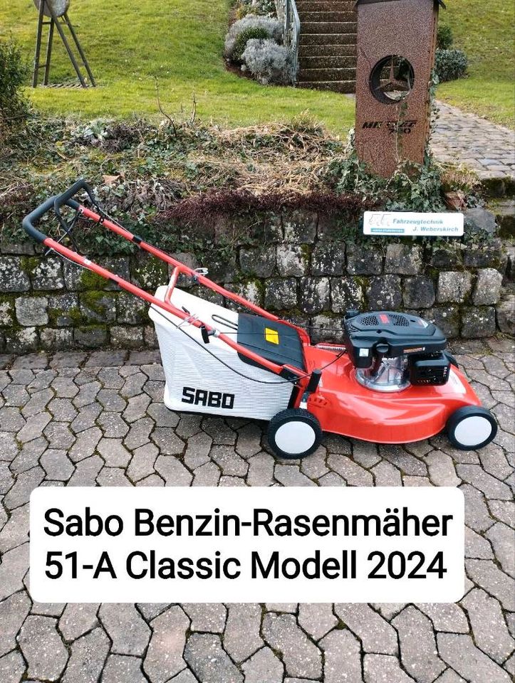 Sabo Benzin-Rasenmäher in Kinderbeuern