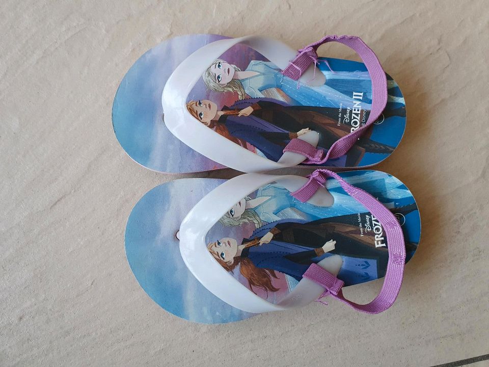 Neuw.⭐️Frozen Flipflops Zehentrenner Badelatschen 26/27 in Dresden