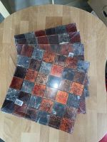 4x Fliesenmosaik 30x30cm Glas rot braun marmoriert Fries Bordüre Baden-Württemberg - Leinfelden-Echterdingen Vorschau