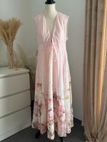 Commense Kleid Maxikleid Sommerkleid rosa mit Blumen Nordrhein-Westfalen - Ense Vorschau