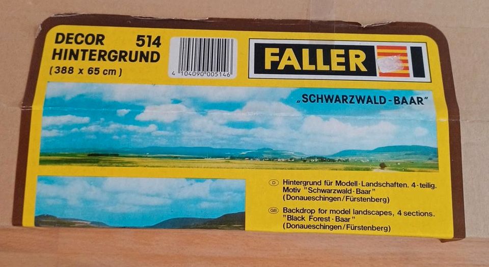 Faller Decor Hintergrund 388x65cm Schwarzwald-Baar in Wenden