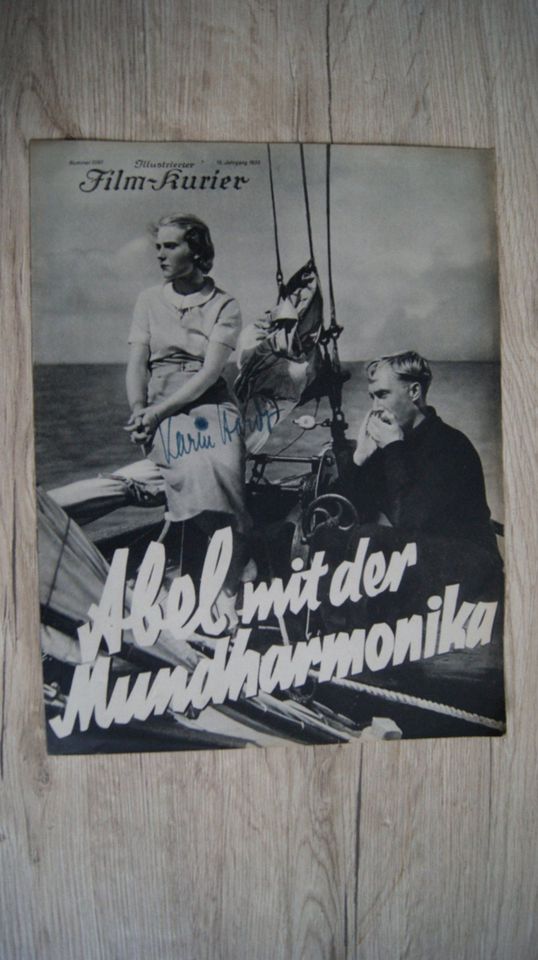 Signierter Film-Kurier Nr.2061/1933 "Abel mit der Mundharmonika" in Cavertitz