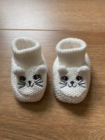 Baby Strick Schuhe „Katze“ weiß NEU Hessen - Bad Camberg Vorschau