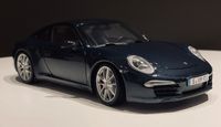 Porsche 911 Carrera S 991, Minichamps 1:18, dunkelblaumetallic Baden-Württemberg - Reichenbach an der Fils Vorschau