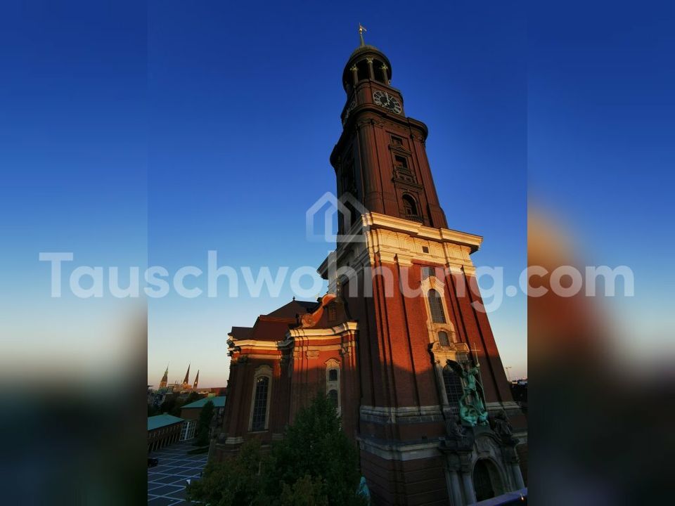 [TAUSCHWOHNUNG] 1-Zimmerwohung am Michel mit Balkon und super Blick in Hamburg