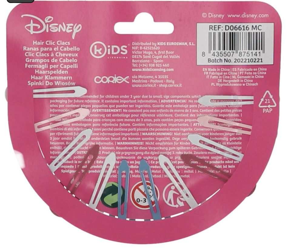 Neuware Disney Stitch Set mit 12 Haarspangen Disney Stitch in Feucht