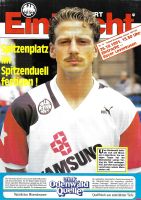 Stadionheft: Eintracht Frankfurt - Bayer 04 Leverkusen 1991/92 Berlin - Lichtenberg Vorschau