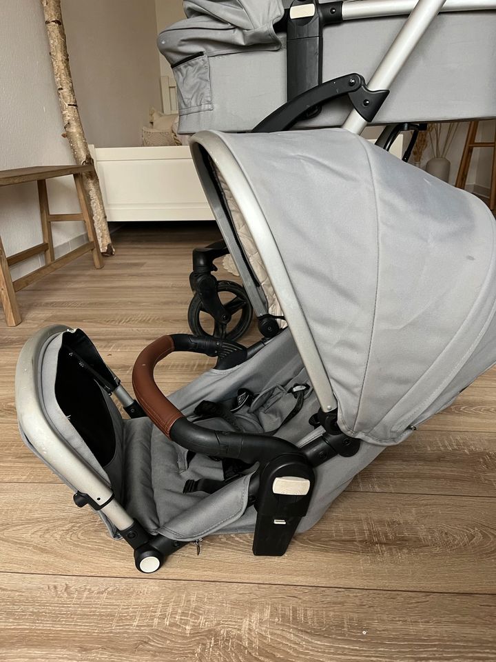 Kinderwagen Bonavi 2 in 1  Artic Grey grau ink. Zubehör,wie Joolz in Malsch