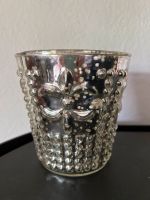 Glas Vase Silber hinterlegt Niedersachsen - Leer (Ostfriesland) Vorschau