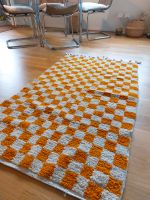 Etsy Marroko Berber Woll Teppich kariert Orange creme weiss Köln - Nippes Vorschau