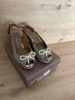 Tamaris Keilabsatz-Schuhe Sandalen Gr. 37 khaki Köln - Volkhoven / Weiler Vorschau