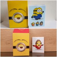 2er Set Minions Figur Papier mit Stickers happy Meal NEU OVP Niedersachsen - Wietzendorf Vorschau