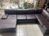 Leder Sofa/ Couch/ Wohnlandschaft Hessen - Mainhausen Vorschau