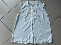Opus Damen Sommer Top Bluse Shirt Gr 40 / L weiß Niedersachsen - Edewecht Vorschau