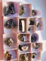 Pyrit sphalerit Bleiglanz usw Mineralien Stufen Bayern - Hafenlohr Vorschau
