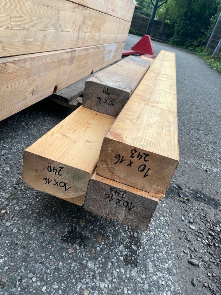 Holz Leimbinder BSH 10x16x240 Brettschichtholz in Neuss