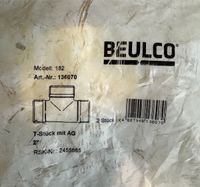 Beulco T-Stück 2“ AG, Messing Hessen - Grünberg Vorschau