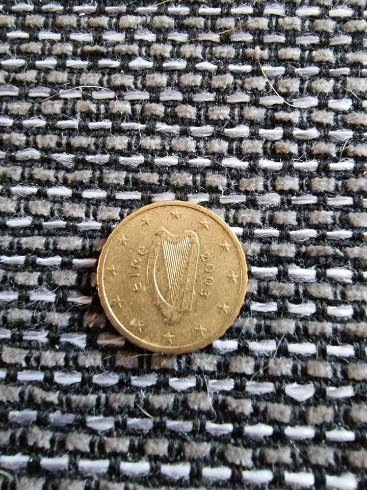 10 Cent Münze Irland 2003, Euromünze in Fellbach