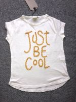 Zara süßes T-Shirt weiß Just be cool in 116 Bayern - Glonn Vorschau