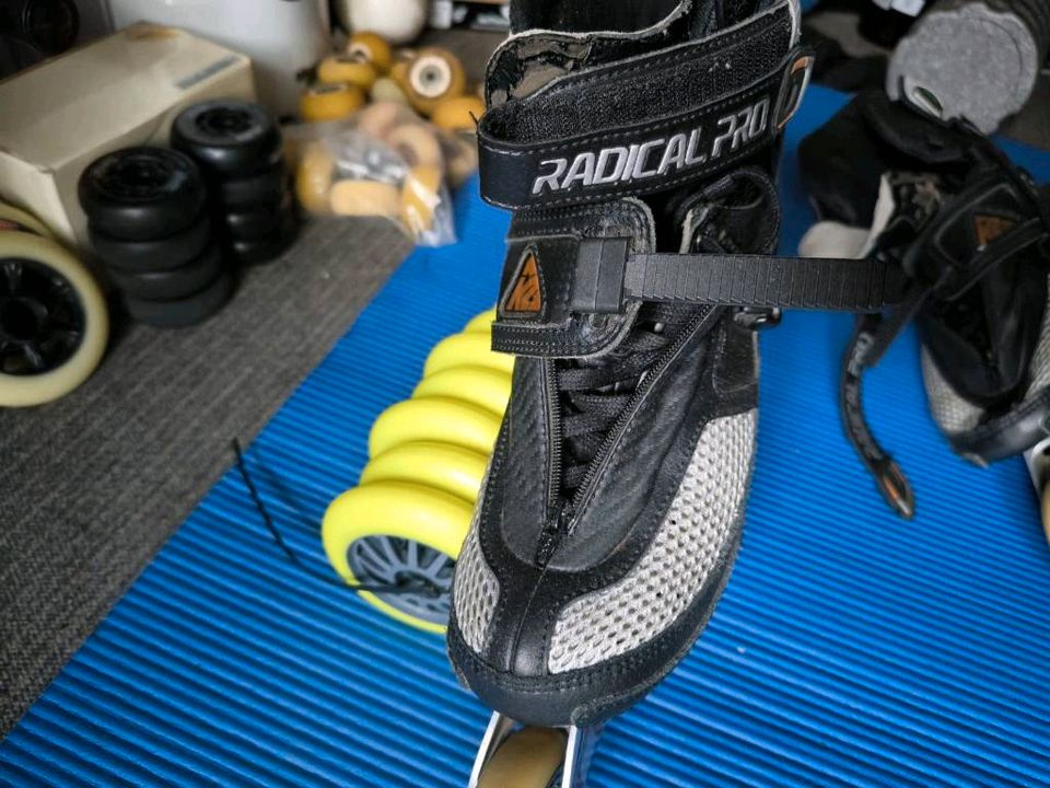 Top Zustand - K2 Radical PRO Hi-Low 100/110 - Speedskates - 40,5 in Düsseldorf