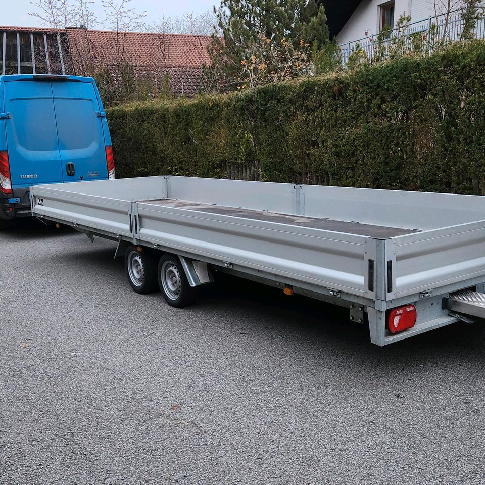 MIETEN Autotrailer XXL 8,10 m x 2,20 m AUCH MIT SPRINTER / TRANSPORTER / IVECO DAILY in Fremdingen