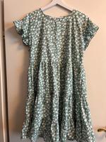 UNGETRAGENES grün-weißes Kleid von Only Niedersachsen - Friesoythe Vorschau
