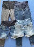 4 Umstandshosen/Umstandsjeans (2x kurz, 2x lang) H&M Mama Baden-Württemberg - Rheinstetten Vorschau