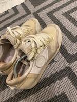 Sneaker Größe 36 weiß gold in Leder Bayern - Senden Vorschau