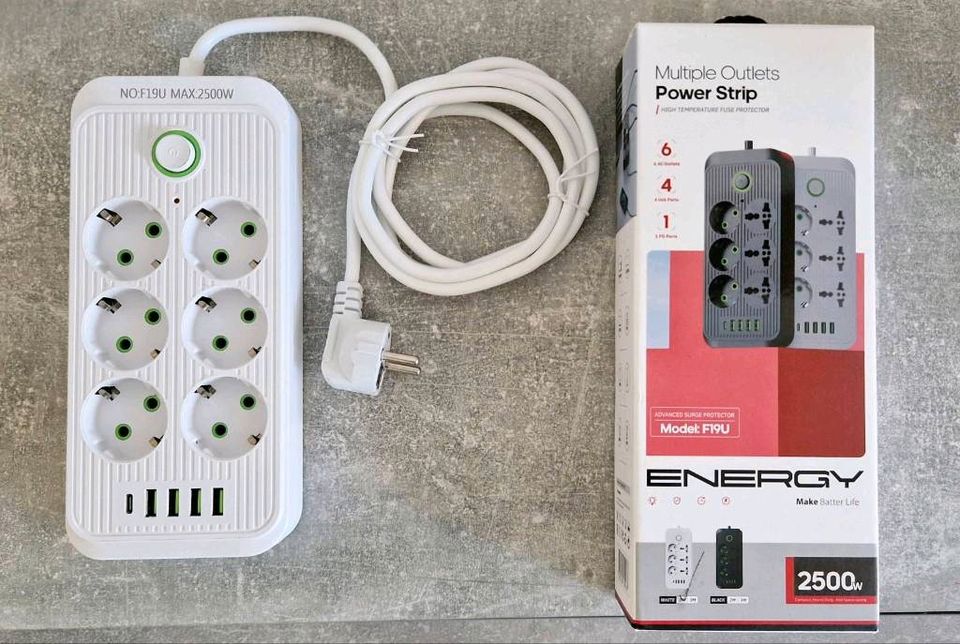 Steckdosen Leiste 6× Steckdosen + 5× USB Ports Neu in Dresden