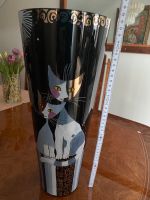 Goebel Glasvase schwarz Rosina Wachtmeister Glas Vase Motiv Katze Rheinland-Pfalz - Limburgerhof Vorschau