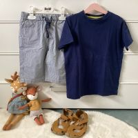 Mini Boden T-Shirt dunkelblau ❤️ H&M Hose gestreift top Zustand Baden-Württemberg - Waldkirch Vorschau