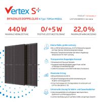 Solarmodul Trina 435W TSM-NEG9RC.27  glas / glas bifacial full black Nordrhein-Westfalen - Monheim am Rhein Vorschau