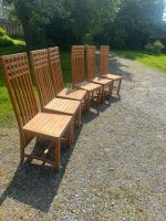 6 Stühle Massivholz Teak Nordrhein-Westfalen - Lemgo Vorschau
