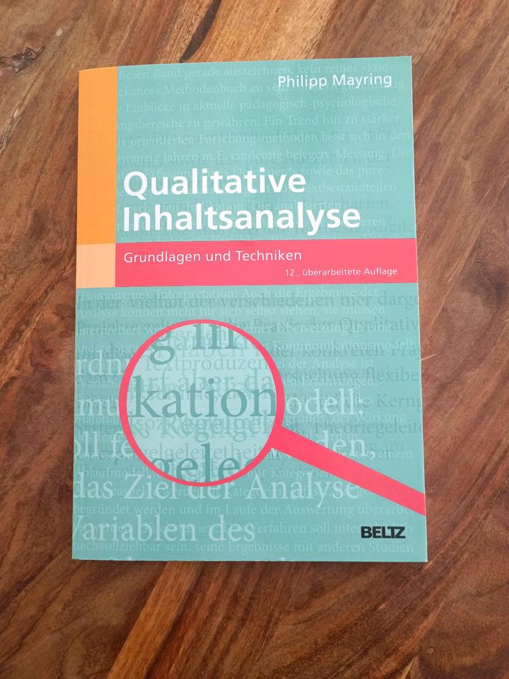 Qualitative Inhaltsanalyse - Philipp Mayring in Schkeuditz