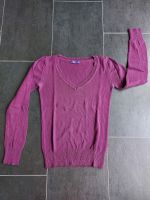 Pullover V-Ausschnitt Gr. 32/34 XS AJC lila brombeere einfarbig Baden-Württemberg - Neulingen Vorschau