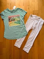 NEU H&M Sommer Set Gr 170 T-Shirt & weiße Leggings, Hose Düsseldorf - Pempelfort Vorschau