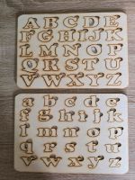 Alphabetpuzzle, Großbuchstaben aus Holz Deko Baden-Württemberg - Laichingen Vorschau