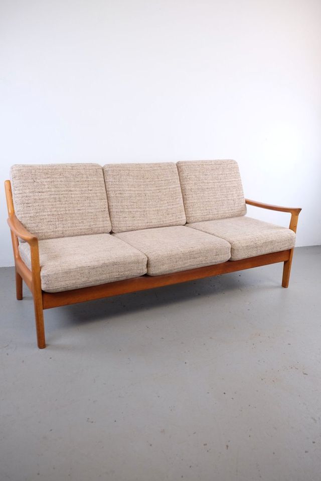 Mid Century 60er 70er Teak Sofa Couch KRISTENSEN Dänisch Vintage in Gießen