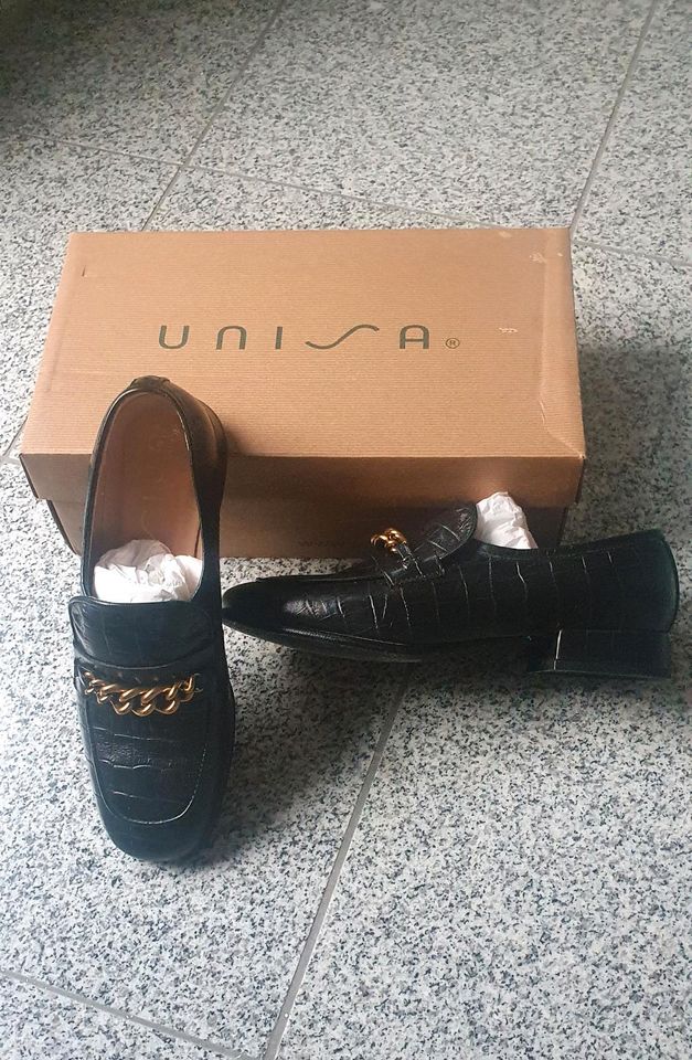 Unisa Leder Schuhe 37 in Karlsruhe