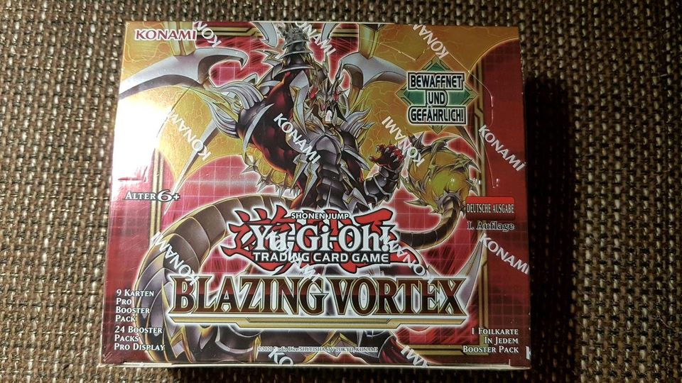 Yu-Gi-Oh: Blazing Vortex Display, BLVO, OVP, 1.Auflage in Elstra