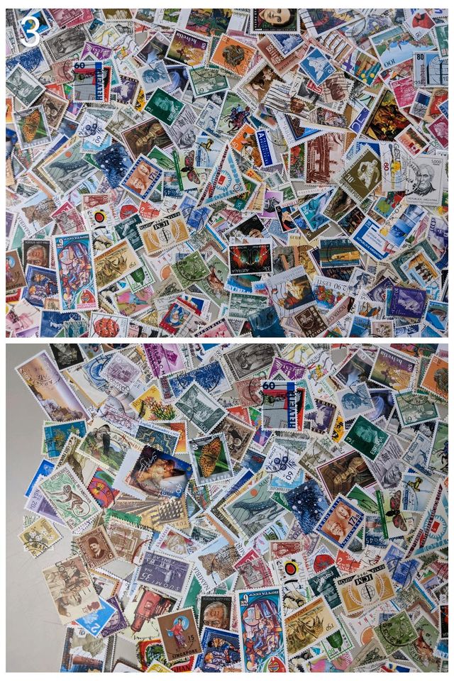 1000 Stk. Briefmarken Konvolut aus aller Welt Briefmarkensammlung in Berlin